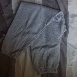 Grey sweatpants